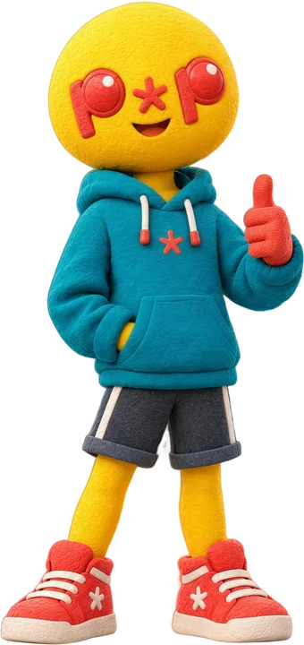 Pop, giving a thumbs up